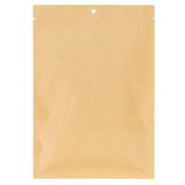 Sachet Kraft compostable et Thermoscellable ouvert 11,2x15,7cm (100 Pieces) [KHS46]