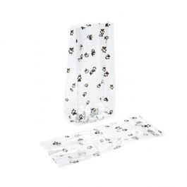 Bedrukte Zakken Dierenpootjes 10,2x6,4x24,1cm met zijvouw (100 stuks) [G4PAW]