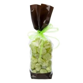 Sachet SOS imprimé avec extrémités marron 5,1x4,8x24,1 cm (100 pièces) [G1BN]