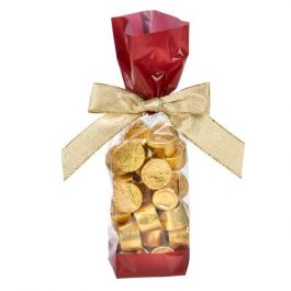 Sachet SOS imprimé avec extrémités rouge 5.1x4.8x24.1 cm (100 pièces) [G1RD]