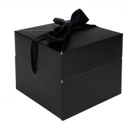 Pop Up dozen 12,5x12,5x10,5cm Zwart (100 st.) [FP-POP001]