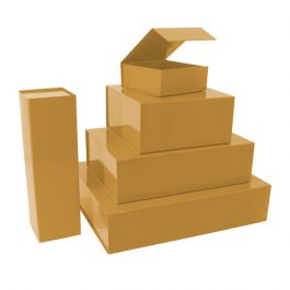 Boite Aimantée 23x23x11cm Or (25 pcs) [FP-VPD050]