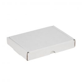 Carton pour Colis 25,5 x 16 x 2,5 cm Blanc (100 pcs) [FP-VPD121]