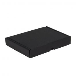Carton pour Colis 16 x 12 x 2,5 cm noir (100 pcs) [FP-VPD124]