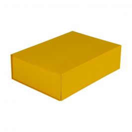 Boite Aimantée 23x23x11cm Jaune ocre (25 pcs) [FP-VPD131]