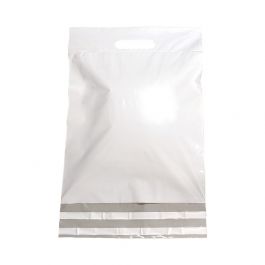 Plastic Verzendtassen 30x40+7cm Wit (250 st.) [FP-VZQ028]