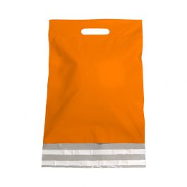 Enveloppe plastique 30 x 40 + 7 cm Orange (250 pcs) [FP-VZQ031]