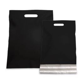 Enveloppe plastique 30 x 40 + 7 cm noir (250 pcs) [FP-VZQ032]