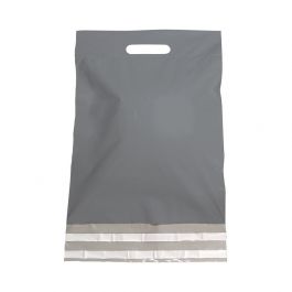 Enveloppe Plastique 30 x 40 + 7 cm argentés (250 pcs) [FP-VZQ033]
