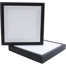 Canvas met lijst, afm 20x20 cm, 280 gr, 10 stuk/ 1 doos [HOB-668484]