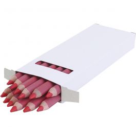 Crayons de Couleur Jumbo edu, ép. 10 mm, mine 6,25 mm, rouge, 12 pièces/ 1 Pq. [HOB-408036]