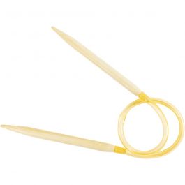 Aiguilles à tricoter circulaires, L : 40 cm, dim. 7 mm, 1 pièce [HOB-422770]