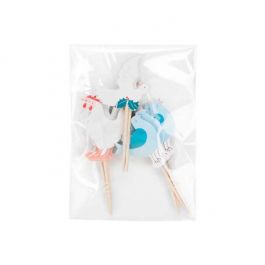 Plastiek Zakken 8x11cm Transparant en Hersluitbaar (100 stuks) [B34C]
