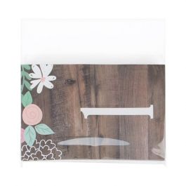 Sachet plastique transparence cristalline 17,3x12,7cm avec Rabat "Sécurisée" (100 pièces) [B56PC]