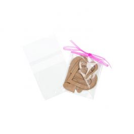 Sacs plastiques à fermeture “sécurisée” de 6,7 x 7,9 cm + rabat (100 pièces) [BD5PC]