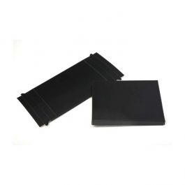 Petite Boite en Carton noir mat 11,4 x 2,5 x 15,2cm (25 Pièces) [BK17]