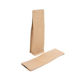 Koffie Zakken Met Ventiel Kraft 7,9x6x26cm (50 Stuks) [BBC1K]