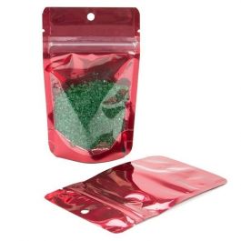 Doypack avec dos rouge 7.9x5.1x13cm (28 g) (100 pièces) [ZBGB1RD]