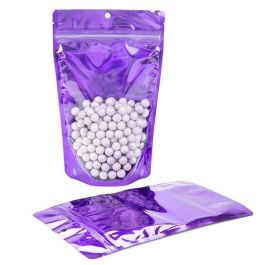 Stazakken Transparant/Violet 13x7,9x20,6cm | 113 gram (100 stuks) [ZBGB3VL]