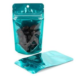 Doypack avec dos Bleu sarcelle 7.9x5.1x13cm (28 g) (100 pièces) [ZBGB1TL]