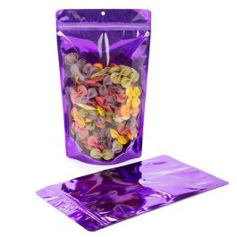 Stazakken Transparant/Violet 17,1x8,9x28,6cm | 340 gram (100 stuks) [ZBGB4VL]
