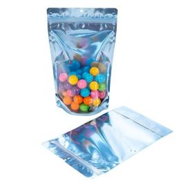 Stazakken Transparant/Blauw 17,1x8,9x28,6cm | 340 gram (100 stuks) [ZBGB4BL]
