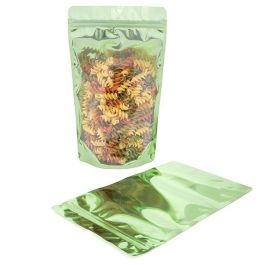 Stazakken Transparant/Groen 17,1x8,9x28,6cm | 340 gram (100 stuks) [ZBGB4GR]