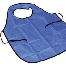 Tablier de peinture avec col, L : 100 cm, dim. M-XL cm, bleu, 10 pièces/ 1 Pq. [HOB-671111]