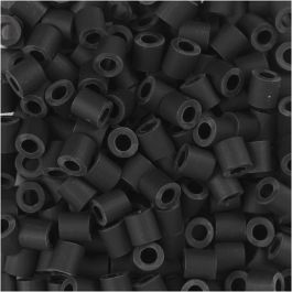 Les Perles NABBI BioBeads, dim. 5x5 mm, diamètre intérieur 2.5 mm, medium, noir, 3000 pièces/ 1 Pq. [HOB-906772]