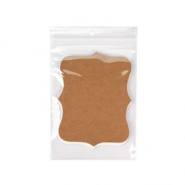 Gripzakken met Rond Ophanggat 12,7x17,8 cm PE 100 micron (100 stuks) [CEZ4R57]
