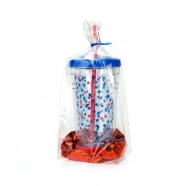 Sachet SOS à fond plat Ecologique 10,2x7,6x26,7cm (100 pièces) [CFBG5]