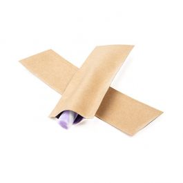 Kraft Single Use Child Resistant Bags  4 x 12,5 cm (100 Pieces) [CRB5K]