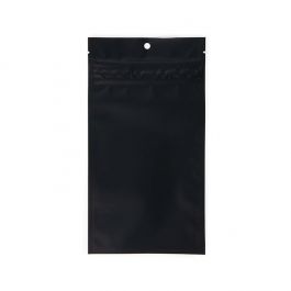 Kinderveilige Gripzakken Mat Zwart 10.2 x16.5 cm (100 stuks) [CRHZB5MB]
