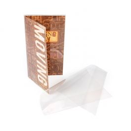 Kaart hoezen Kristalhelder 23,2x20,8 cm (100 stuks) [CJTS]