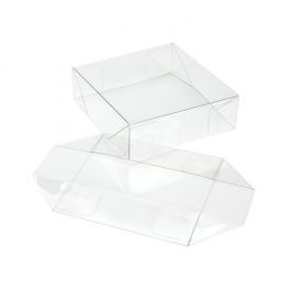 Deksel Vouwbaar Kristalhelder 8.1x2.5x8.4 cm (25 stuks) [BT356]