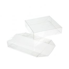 Transparante deksel 10,6x2,5x11cm (25 Stuks) [BT99]