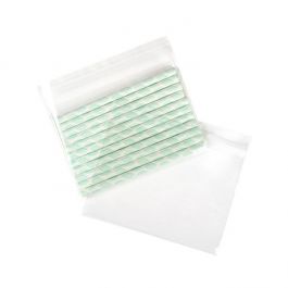 Plastiek Zakken 19x13cm Transparant en Hersluitbaar (100 stuks) [B5]