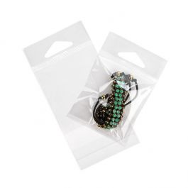 Headerbags 6,4x6,7cm Hersluitbaar en Kristalhelder (100 stuks) [HB2X2]