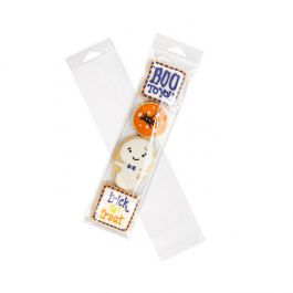 Headerbags 7,6x28,3cm Hersluitbaar en Kristalhelder (100 stuks) [HB311]