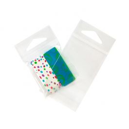 Headerbags 5,1x5,1cm Gelamineerd en Hersluitbaar (500 stuks) [J1LAM]