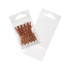 Headerbags 5,1x6,4cm Gelamineerd en Hersluitbaar (500 stuks) [J2LAM]