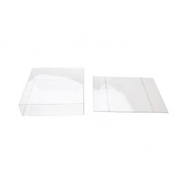 Couvre boîte à transparence cristalline 10,3x2,7x10,5cm (25 pièces) [SC22]