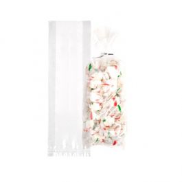 Plastiek Zakken 9,5x3,2x30,5cm met zijvouw (100 stuks) [GB2]
