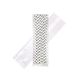 Plastiek Zakken 6,4x5,1x24,8cm met zijvouw (100 stuks) [GB22]