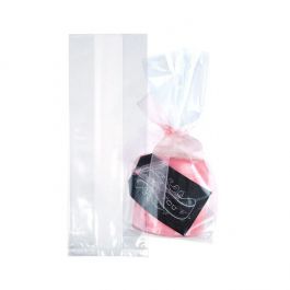 Plastiek Zakken 8,9x5,7x24,8cm met zijvouw (100 stuks) [GB25]