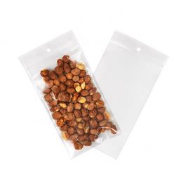 Gripzakken met Ophanggat 10x18cm Kristalhelder PP 100 Micron (100 stuks) [Z4R47]
