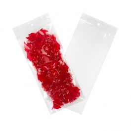 Gripzakken met Ophanggat 10x23cm Kristalhelder PP 100 Micron (100 stuks) [Z4R49]