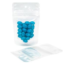 Stazakken Transparant 7,9x5,1x13cm Gelamineerd | 28 gram met rond ophanggat (100 stuks) [ZBGCC1H]
