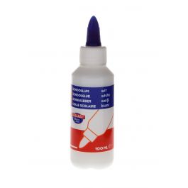 Colle scolaire blanche 100 ml en bouteille (1 pièce) [COL-KB0100]