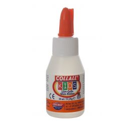 Colle pour enfants transparente 50 ml en flacon (1 pièce) [COL-KI0050]